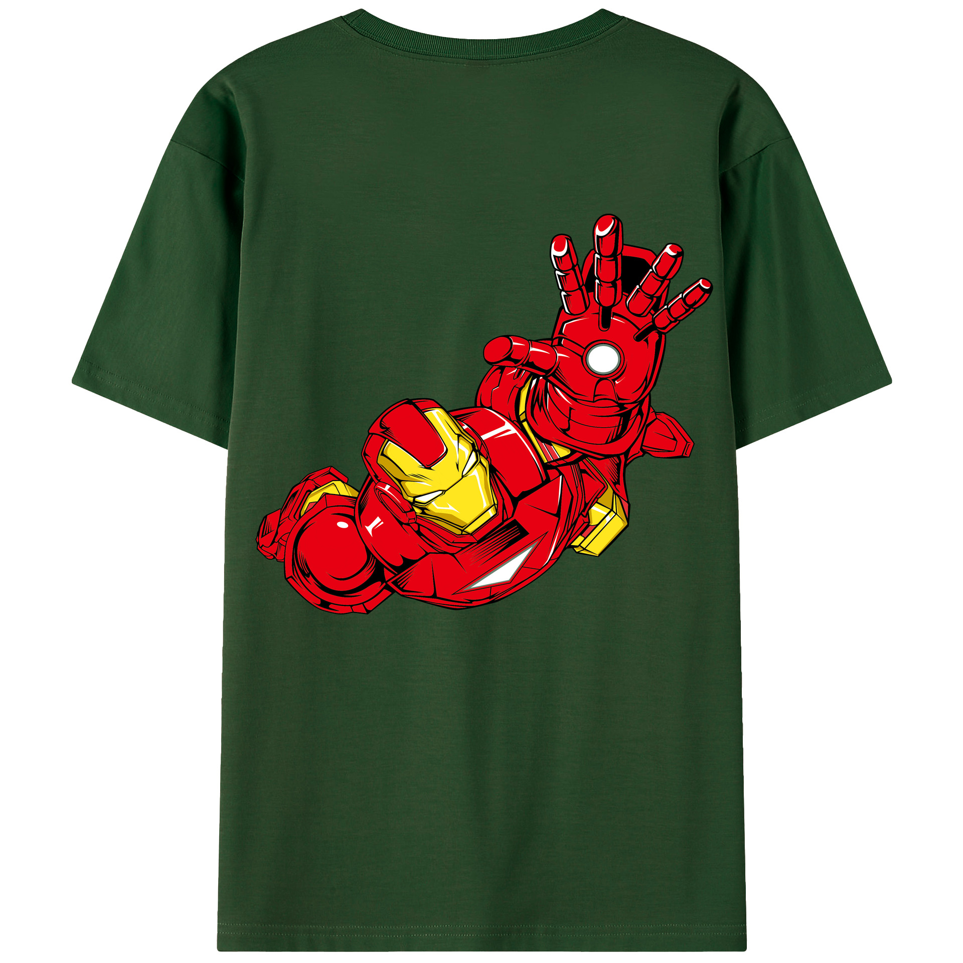 （画像用） アベンジャーズ The Avengers 綿100％半袖Tシャツ（背面プリント）